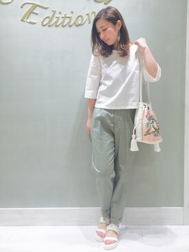 MIYAMAEさん（レディース・156cm）の春コーディネート