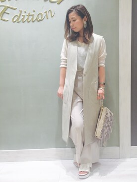 MIYAMAEさん（レディース・156cm）の春コーディネート