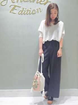 MIYAMAEさん（レディース・156cm）の春コーディネート