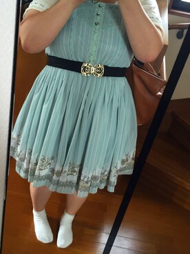 「axes femme（アクシーズファム）のアイテム（チュニック）」を使った、侑良-ゆら-さん（レディース・152cm）の秋コーディネート
