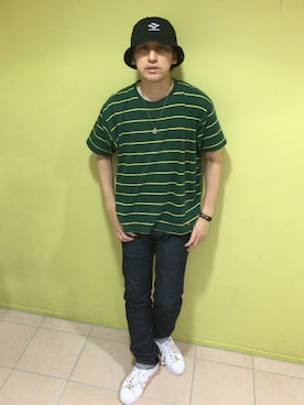 「COREFIGHTER（コアファイター）のアイテム（アクセサリー）」を使った、yo-1さん（メンズ・176cm）の夏コーディネート