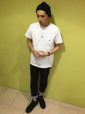 「COREFIGHTER（コアファイター）のアイテム（アクセサリー）」を使った、yo-1さん（メンズ・176cm）の夏コーディネート