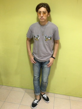 「VOLCOM」｜「アイテム（アクセサリー）」を使った、yo-1さん（メンズ・176cm）の秋コーディネート