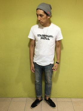 「VOLCOM」｜「アイテム（アクセサリー）」を使った、yo-1さん（メンズ・176cm）の秋コーディネート