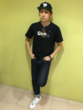 「COREFIGHTER（コアファイター）のアイテム（アクセサリー）」を使った、yo-1さん（メンズ・176cm）の秋コーディネート