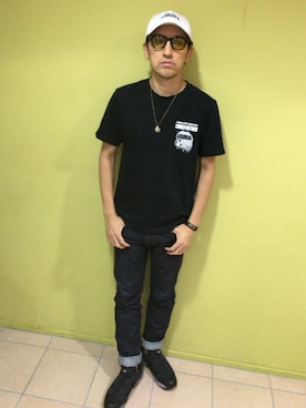 「COREFIGHTER（コアファイター）のアイテム（アクセサリー）」を使った、yo-1さん（メンズ・176cm）の秋コーディネート