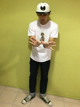 「COREFIGHTER（コアファイター）のアイテム（アクセサリー）」を使った、yo-1さん（メンズ・176cm）の秋コーディネート