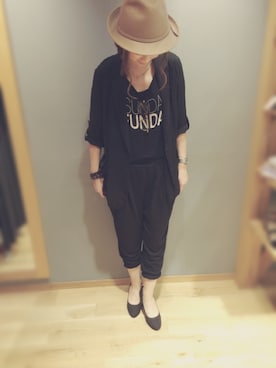 「Bou Jeloud（ブージュルード）のアイテム（テーラードジャケット）」を使った、Tomomi Imaiさん（レディース・162cm）の秋コーディネート