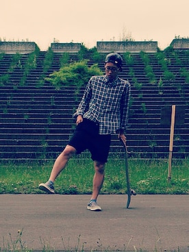 米村優城さん（メンズ・170cm）の夏コーディネート