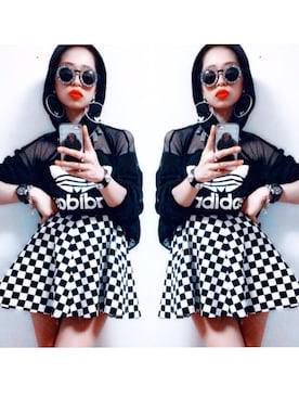 「フード」｜ｙｕｕさん（レディース・163cm）の夏コーディネート