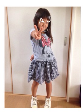「Lee（リー）のアイテム（シューズ）」を使った、anjairさん（キッズ・110cm）の夏コーディネート
