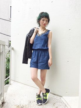 「アイテム（その他）」を使った、大塚隆行さん（レディース・162cm・10代）の夏コーディネート