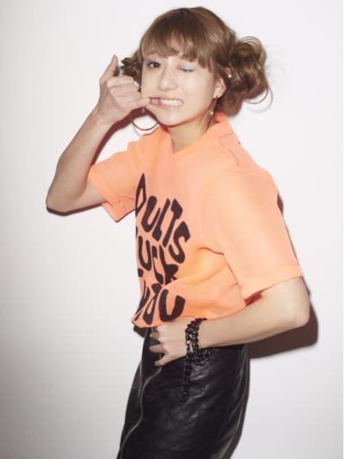 伊藤千晃 Jeremy Scottのtシャツ カットソーを使ったコーディネート Wear