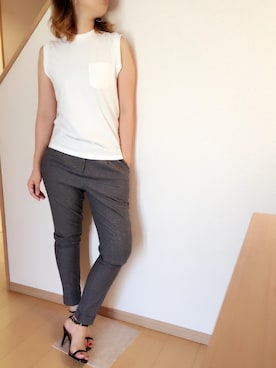 「ARIES（アリーズ）のアイテム（シューズ）」を使った、yuuuuk☺︎さん（レディース・160cm）の夏コーディネート