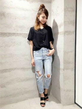 JEANASIS 静岡パルコ店STAFFさん(レディース・162cm)の夏コーディネート