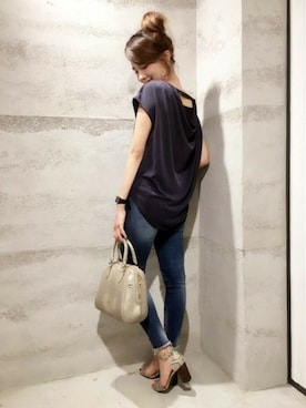 「ジーナシス」｜JEANASIS 静岡パルコ店STAFFさん（レディース・162cm）の夏コーディネート