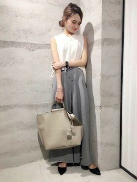 「スエットパンツ」｜JEANASIS 静岡パルコ店STAFFさん（レディース・162cm）の夏コーディネート