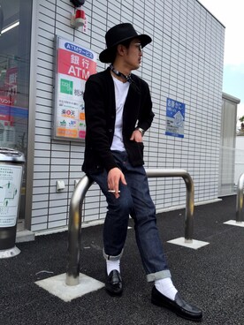 「PENDLETON（ペンドルトン）のアイテム（財布/小物）」を使った、m.@さん（メンズ・180cm）の春コーディネート