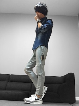 「ISAMU KATAYAMA BACKLASH（イサムカタヤマバックラッシュ）のアイテム（その他）」を使った、chan☆takuさん（メンズ・173cm）の秋コーディネート