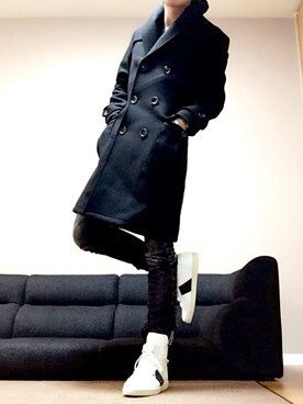 「AKM（エイケイエム）のアイテム（その他アウター）」を使った、chan☆takuさん（メンズ・173cm）の冬コーディネート
