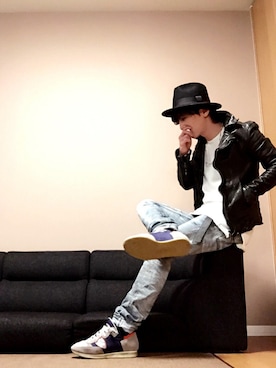 「CRUCE&Co（クルーチェアンドコー）のアイテム」を使った、chan☆takuさん（メンズ・173cm）の冬コーディネート