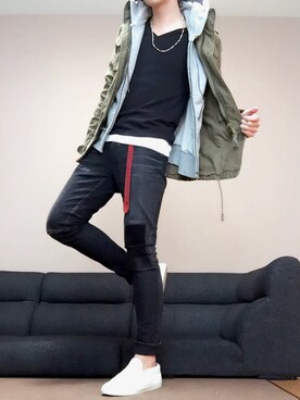 「Ambassadors（アンバサダーズ）のアイテム」を使った、chan☆takuさん（メンズ・173cm）の春コーディネート