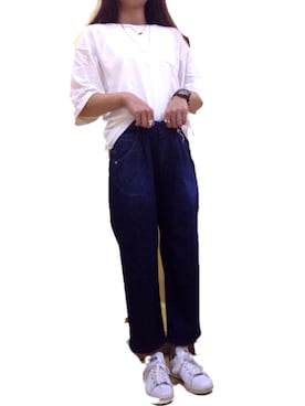 「ガウチョパンツ」｜「アイテム（デニムパンツ）」を使った、selectshop_sienaさん（レディース・160cm）の春コーディネート