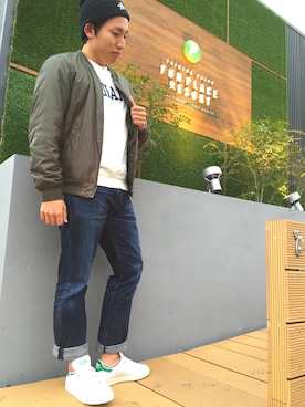 「GLOBAL WORK（グローバルワーク）のアイテム（その他アウター）」を使った、Takuさん（メンズ・162cm・20代）の冬コーディネート