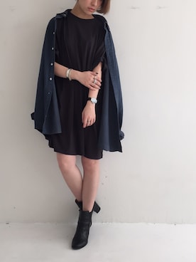 「RALPH LAUREN（ラルフ ローレン）のアイテム（シャツ/ブラウス）」を使った、MIZUKI AMANOさん（レディース・158cm）の春コーディネート