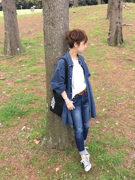 「JACK SPADE(ジャックスペード)のアイテム」を使った、MIZUKI AMANOさん(レディース・158cm)の春コーディネート