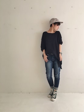 「SUBLIME（サブライム）のアイテム」を使った、MIZUKI AMANOさん（レディース・158cm）の春コーディネート