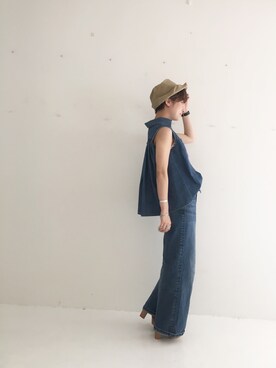 「Odds（オッズ）のアイテム」を使った、MIZUKI AMANOさん（レディース・158cm）の春コーディネート