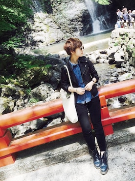 「JACK SPADE(ジャックスペード)のアイテム」を使った、MIZUKI AMANOさん(レディース・158cm)の春コーディネート