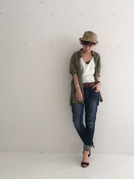 「Odds（オッズ）のアイテム」を使った、MIZUKI AMANOさん（レディース・158cm）の春コーディネート