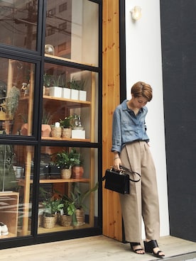 MIZUKI AMANOさん（レディース・158cm）の夏コーディネート