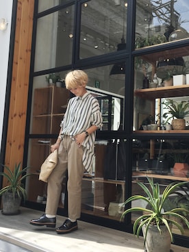 「Pertini（ペルティニ）のアイテム」を使った、MIZUKI AMANOさん（レディース・158cm）の秋コーディネート