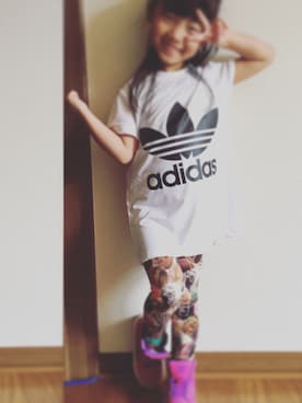 「キッズダンス」｜「アイテム（パンツ）」を使った、marininaさん（キッズ・100cm）の春コーディネート