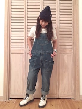 キラ☆キラさんの「Dr. Martens 1460W Patent Leather Boot」を使ったコーディネート