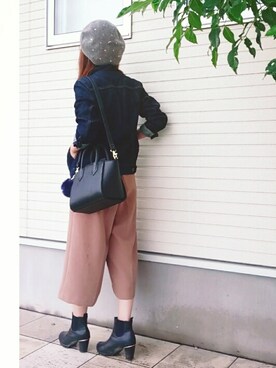 紗衣さん（レディース・158cm）の秋コーディネート