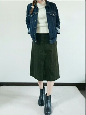 紗衣さん（レディース・158cm）の秋コーディネート