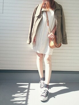 紗衣さん（レディース・158cm）の秋コーディネート