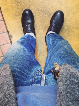 「FREAK'S STORE（フリークスストア）のSliver Knitwear Wool Jacket -Solid Color-（テーラードジャケット、グレー系）」を使った、Miyamoto Takeshiさん（メンズ・171cm）の春コーディネート