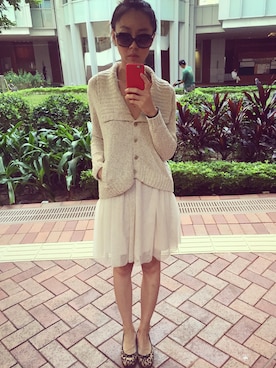 「massimo dutti」｜Lily Chuさん（レディース・174cm）の秋コーディネート