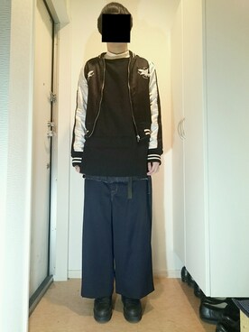 玄関暮らしさん（メンズ・172cm）の冬コーディネート