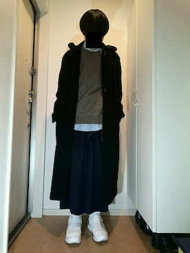 「keisuke kanda（ケイスケカンダ）のアイテム」を使った、玄関暮らしさん（メンズ・172cm）の冬コーディネート