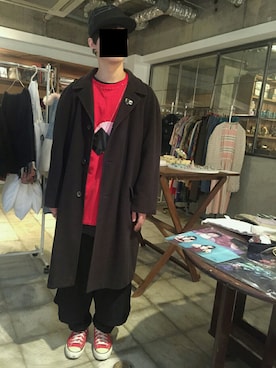 「keisuke kanda（ケイスケカンダ）のアイテム」を使った、玄関暮らしさん（メンズ・172cm）の冬コーディネート