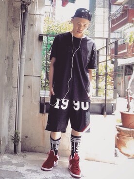 「Jumper（ジャンパー）のアイテム」を使った、Lamb さん（メンズ・177cm）の夏コーディネート