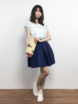 「cache cache（カシュ カシュ）のアイテム」を使った、miyaseさん（レディース・165cm・10代）の春コーディネート