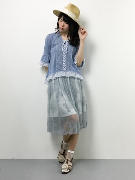 miyaseさん（レディース・165cm）の夏コーディネート