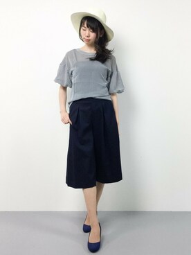 miyaseさん（レディース・165cm）の夏コーディネート